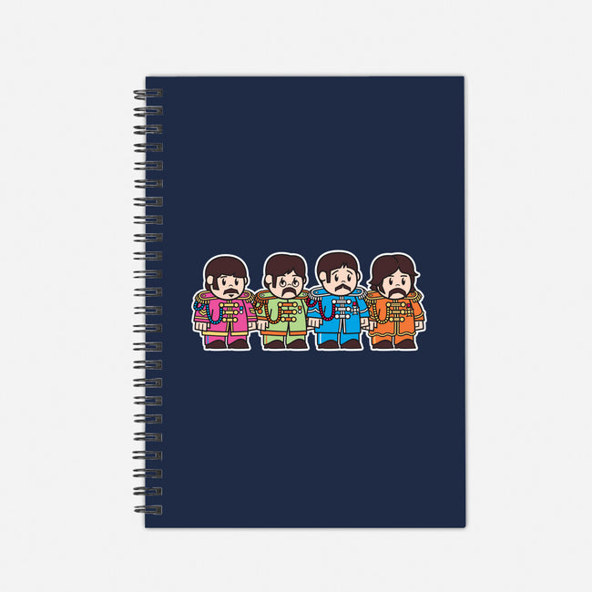 Mitesized Beatles-none dot grid notebook-Nemons