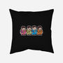 Mitesized Beatles-none removable cover w insert throw pillow-Nemons