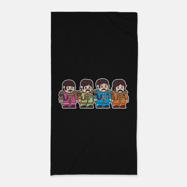 Mitesized Beatles-none beach towel-Nemons