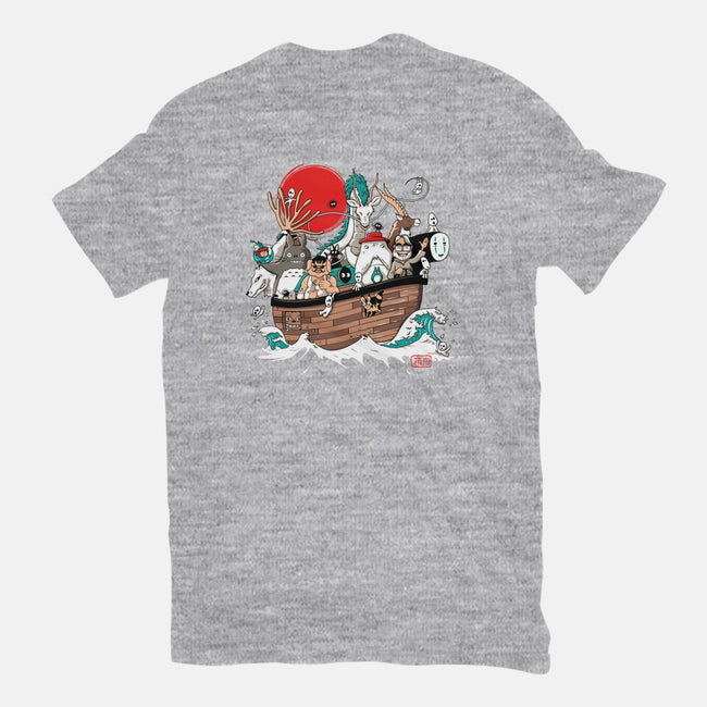 Miyazaki's Ark-womens fitted tee-ducfrench