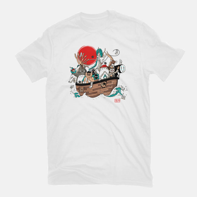 Miyazaki's Ark-mens long sleeved tee-ducfrench