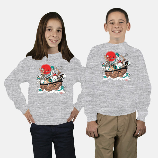 Miyazaki's Ark-youth crew neck sweatshirt-ducfrench