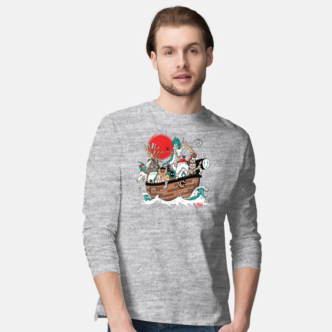 Miyazaki's Ark-mens long sleeved tee-ducfrench