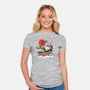 Miyazaki's Ark-womens fitted tee-ducfrench