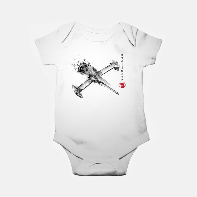 MONO Racer Sumi-e-baby basic onesie-DrMonekers