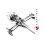 MONO Racer Sumi-e-none removable cover w insert throw pillow-DrMonekers