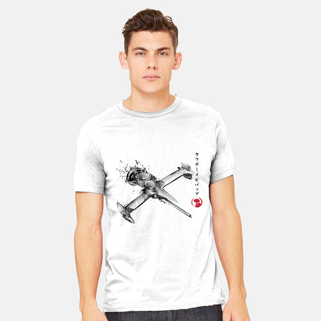 MONO Racer Sumi-e-mens heavyweight tee-DrMonekers