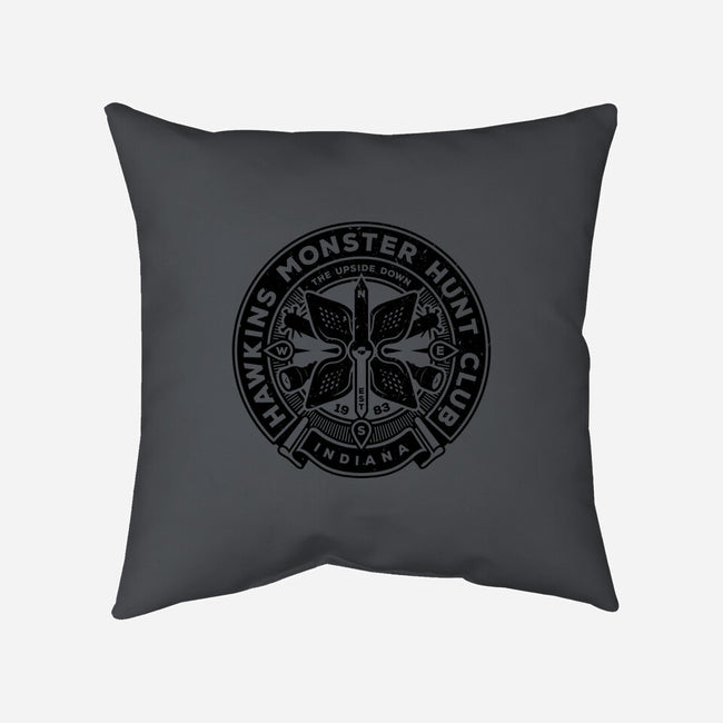 Monster Hunt Club-none removable cover w insert throw pillow-stationjack