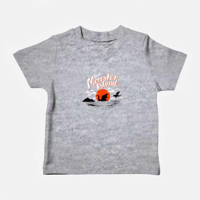 Monster Island-baby basic tee-AustinJames