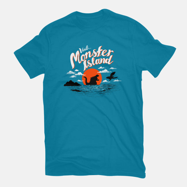 Monster Island-womens basic tee-AustinJames