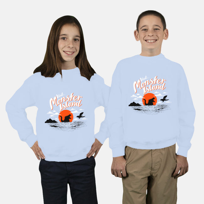Monster Island-youth crew neck sweatshirt-AustinJames