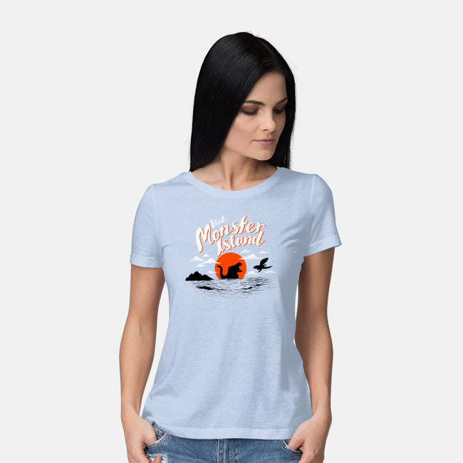 Monster Island-womens basic tee-AustinJames