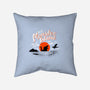 Monster Island-none removable cover w insert throw pillow-AustinJames