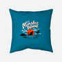 Monster Island-none removable cover w insert throw pillow-AustinJames