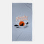 Monster Island-none beach towel-AustinJames