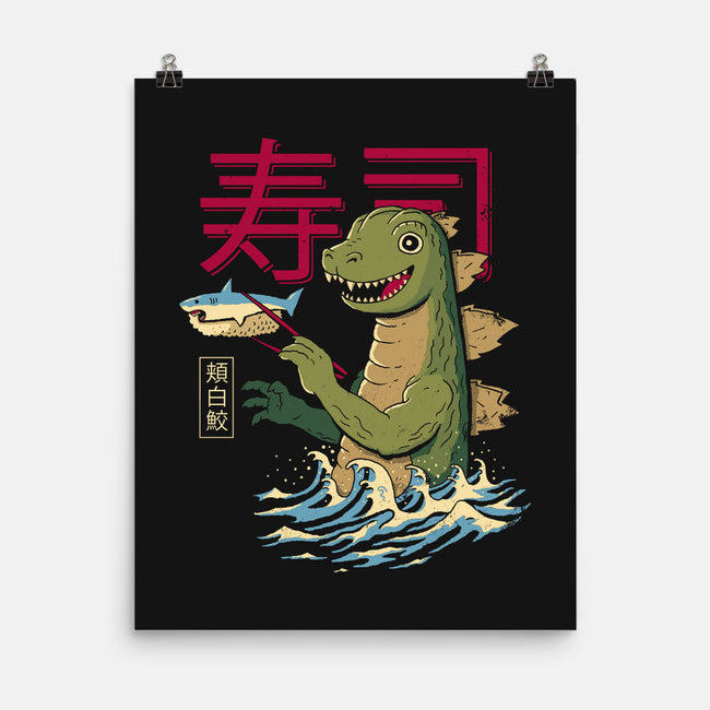 Monster Sushi-none matte poster-DinomIke