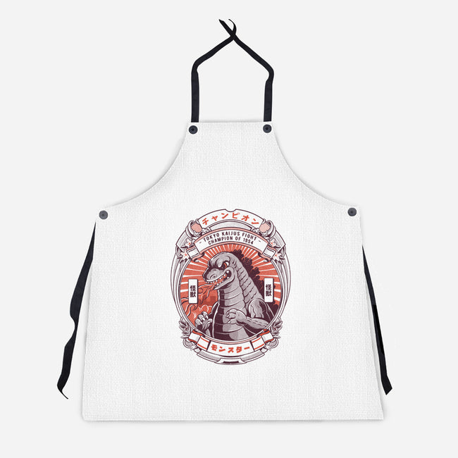 Monsters Fight Club-unisex kitchen apron-ilustrata