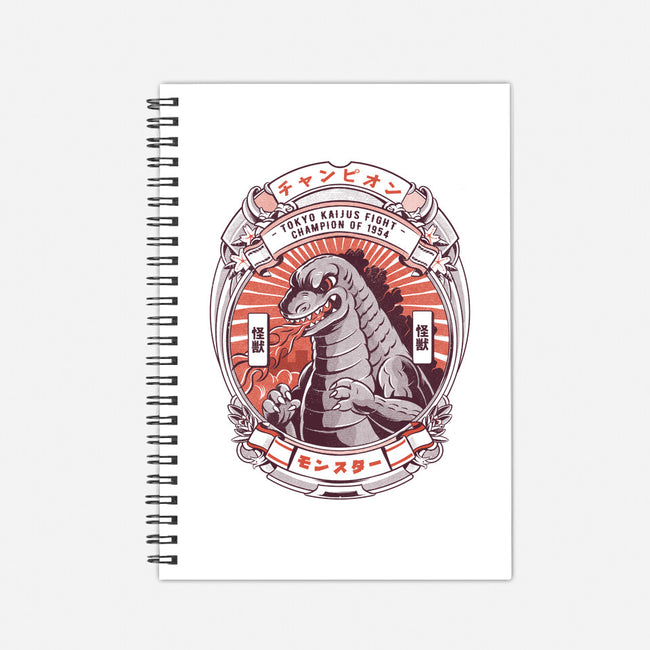 Monsters Fight Club-none dot grid notebook-ilustrata