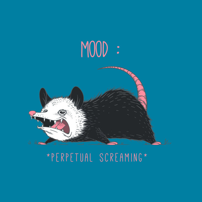 Mood Possum-none removable cover w insert throw pillow-ChocolateRaisinFury