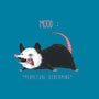 Mood Possum-none non-removable cover w insert throw pillow-ChocolateRaisinFury