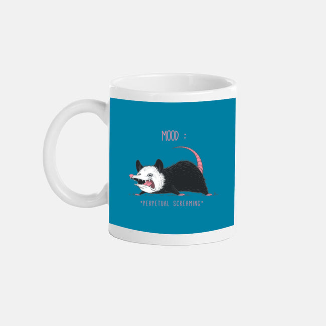 Mood Possum-none glossy mug-ChocolateRaisinFury