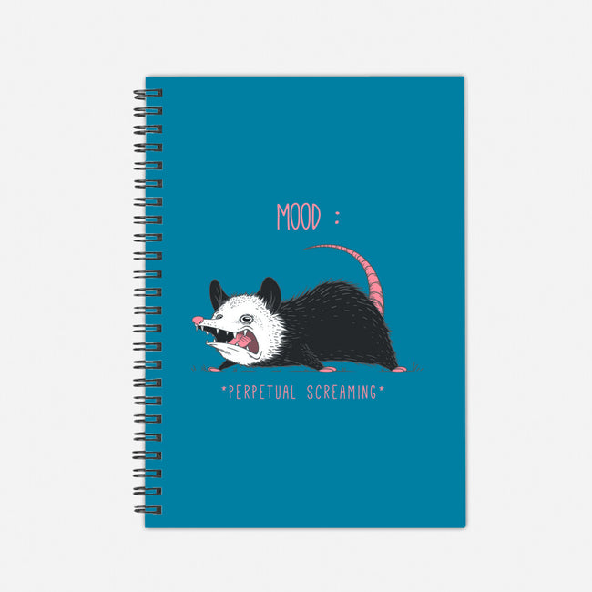 Mood Possum-none dot grid notebook-ChocolateRaisinFury
