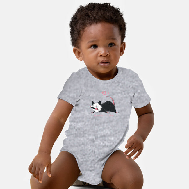 Mood Possum-baby basic onesie-ChocolateRaisinFury