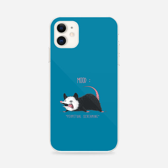 Mood Possum-iphone snap phone case-ChocolateRaisinFury