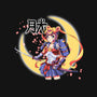 Moon Light Samurai-baby basic onesie-Coinbox Tees