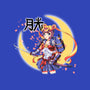 Moon Light Samurai-none non-removable cover w insert throw pillow-Coinbox Tees