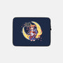 Moon Light Samurai-none zippered laptop sleeve-Coinbox Tees