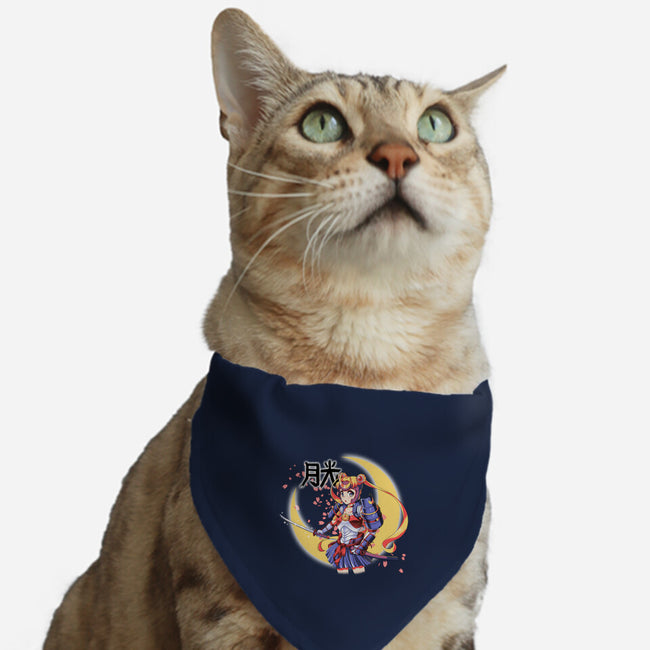 Moon Light Samurai-cat adjustable pet collar-Coinbox Tees