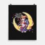 Moon Light Samurai-none matte poster-Coinbox Tees
