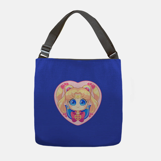 Moon Love-none adjustable tote-strawberryquiche