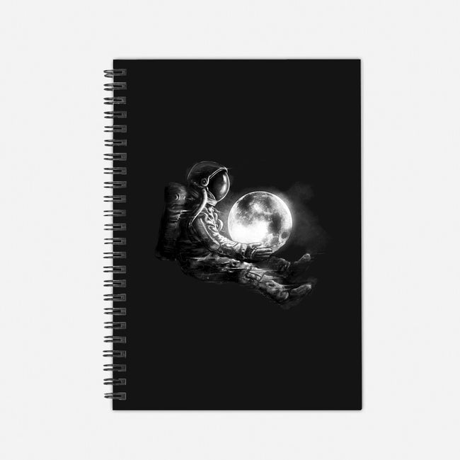 Moon Play-none dot grid notebook-nicebleed