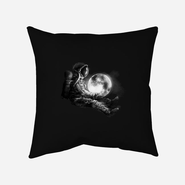 Moon Play-none non-removable cover w insert throw pillow-nicebleed