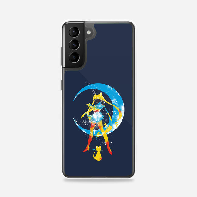 Moon Splash-samsung snap phone case-kharmazero