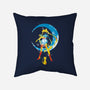 Moon Splash-none non-removable cover w insert throw pillow-kharmazero