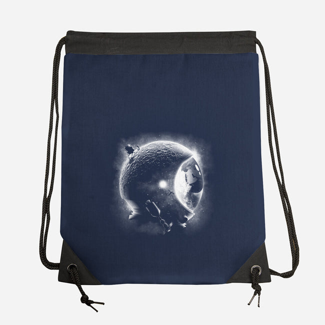 Moon's Helmet-none drawstring bag-Ramos