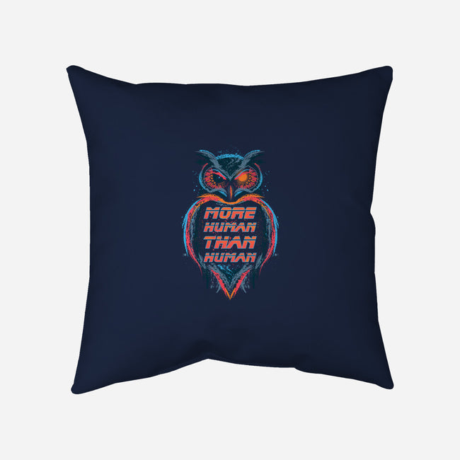 More Human Than Human-none non-removable cover w insert throw pillow-beware1984