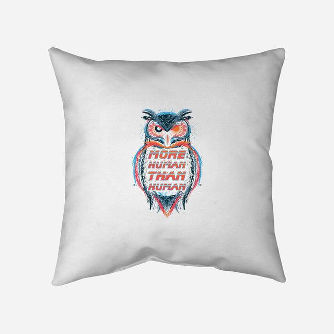 More Human Than Human-none non-removable cover w insert throw pillow-beware1984