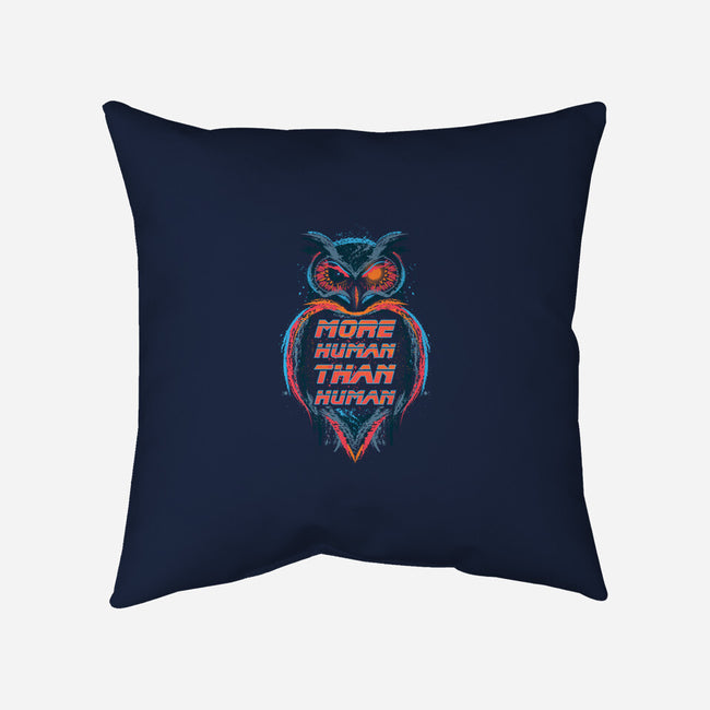 More Human Than Human-none removable cover w insert throw pillow-beware1984