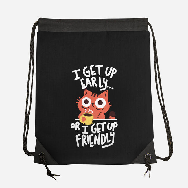Morning Cat-none drawstring bag-TaylorRoss1
