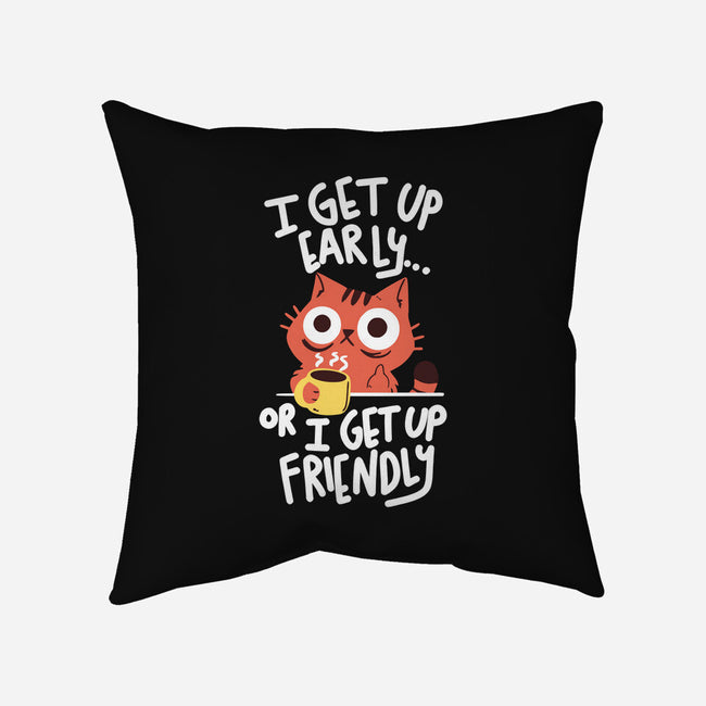 Morning Cat-none removable cover w insert throw pillow-TaylorRoss1