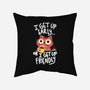 Morning Cat-none removable cover throw pillow-TaylorRoss1