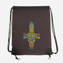 Mosaic on the Wind-none drawstring bag-kharmazero