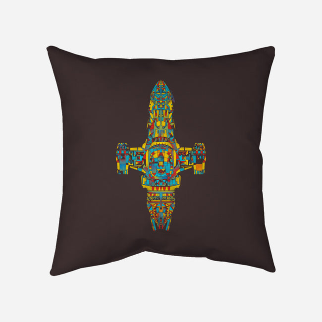 Mosaic on the Wind-none non-removable cover w insert throw pillow-kharmazero
