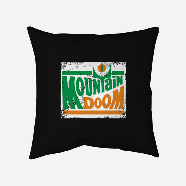 Mountain Doom-none removable cover w insert throw pillow-kentcribbs