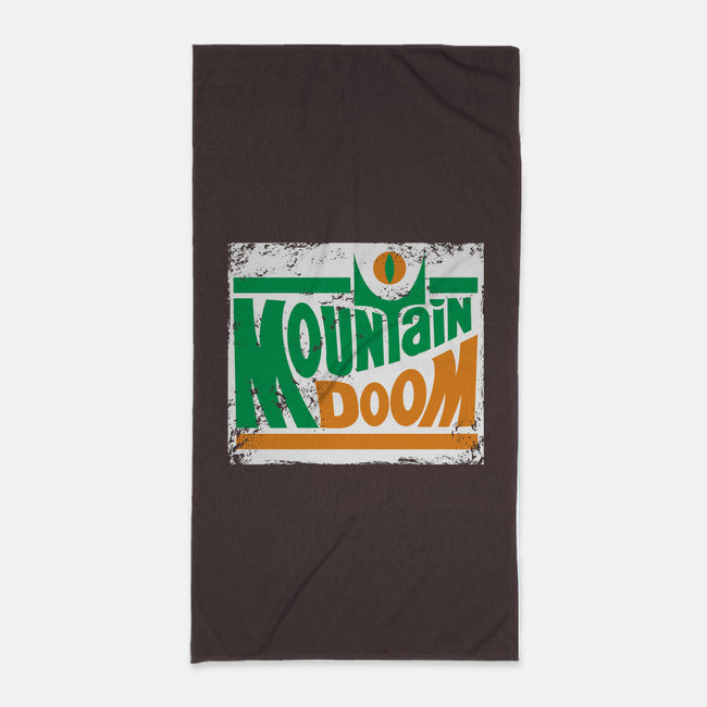 Mountain Doom-none beach towel-kentcribbs