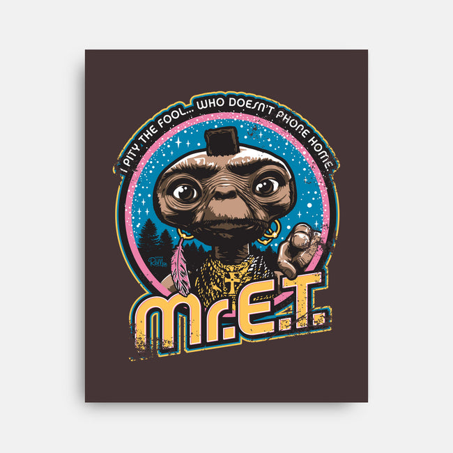 Mr. E.T.-none stretched canvas-Captain Ribman